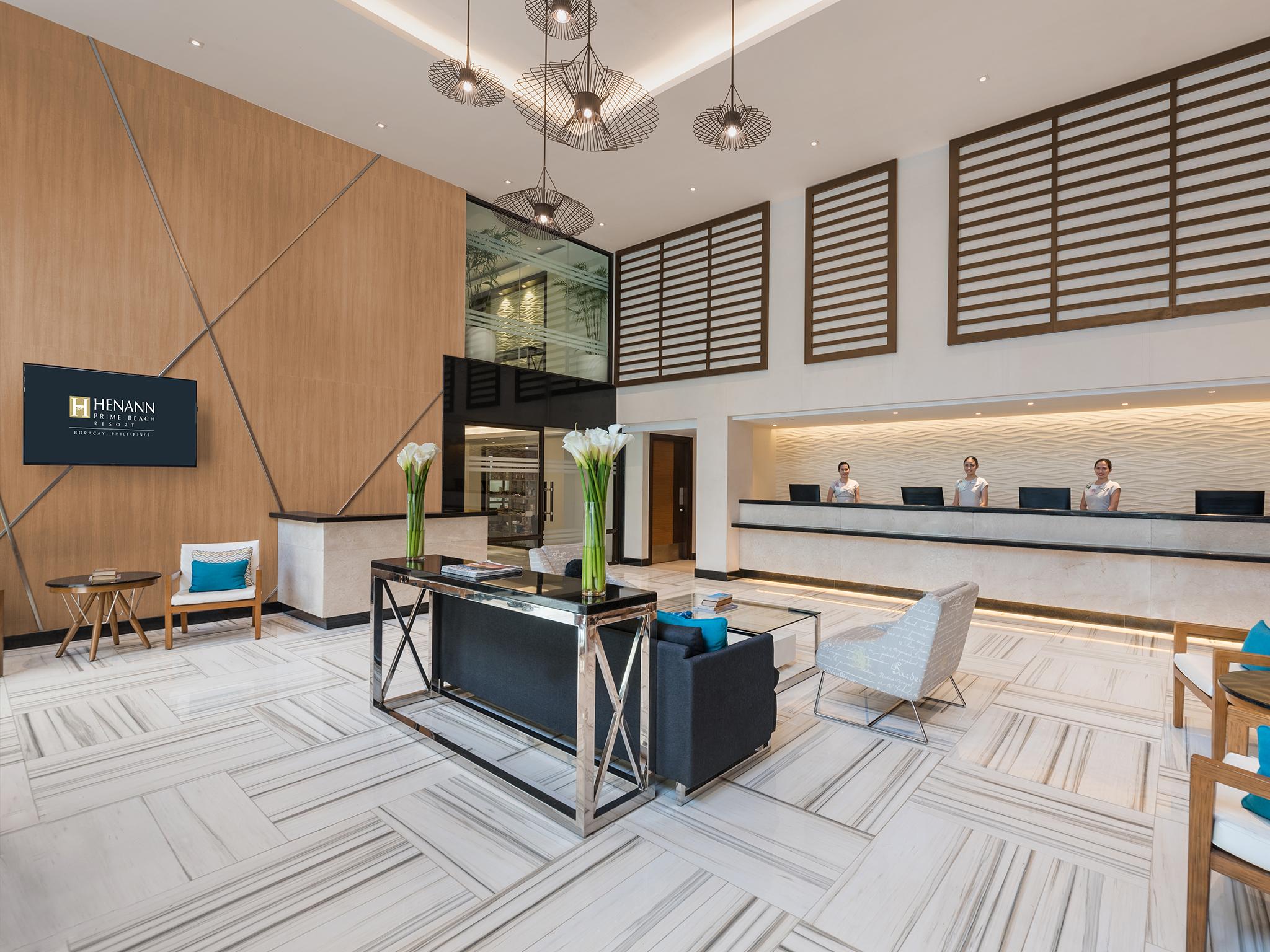 Henann Prime Beach Resort Balabag  Екстериор снимка Lobby